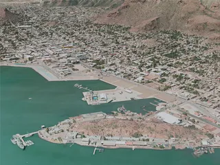 Guaymas City, Mexico (2021) 3D Model preview
