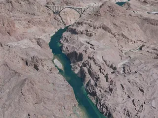 Hoover Dam, USA (2021) 3D Model preview