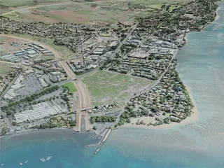Lahaina City, USA (2021) 3D Model preview