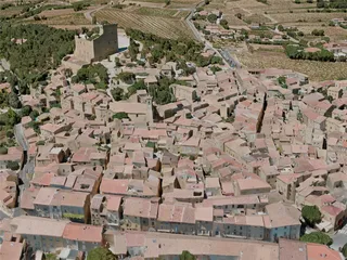 Chateauneuf du pape City, France (2021) 3D Model preview