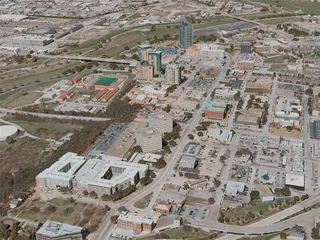 Fort Worth City, USA (2021) 3D Model preview