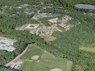 Foxborough City, USA (2021) 3D Model preview