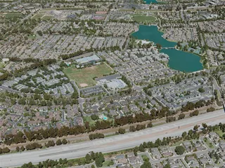 Irvine City, USA (2021) 3D Model preview
