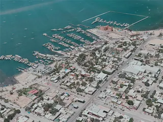 La Paz City, Mexico (2021) 3D Model preview