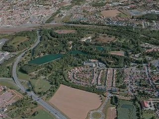 Lens City, France (2021) 3D Model preview