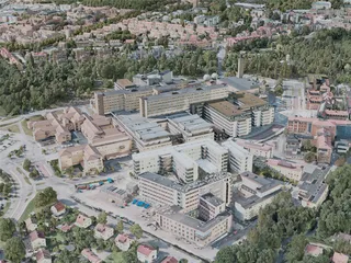 Linkoping City, Sweden (2021) 3D Model preview