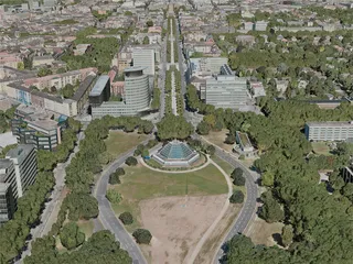 Mannheim City, Germany (2021) 3D Model preview