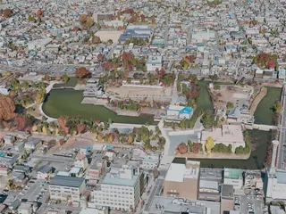Matsumoto City, Japan (2021) 3D Model preview
