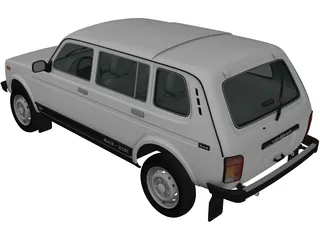 VAZ-2123 (2012) 3D Model preview