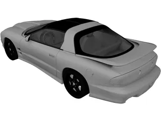 Pontiac Firebird Trans Am WS6 (2002) 3D Model preview