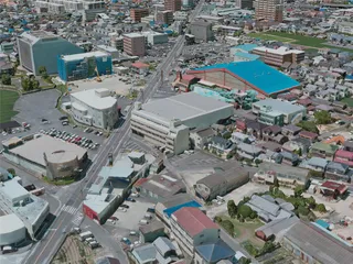 Matsuyama City, Japan (2021) 3D Model preview