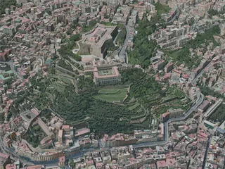Naples City, Italy (2021) 3D Model preview