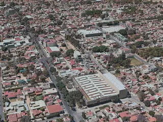 Oaxaca City, Mexico (2021) 3D Model preview