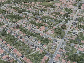 Odense City, Denmark (2021) 3D Model preview