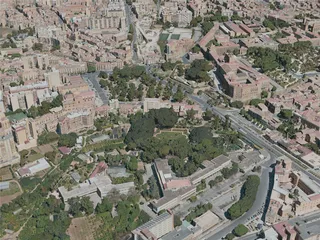 Palermo City, Italy (2021) 3D Model preview