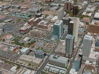 Phoenix City, USA (2021) 3D Model preview