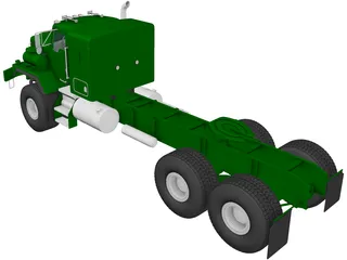 Kenworth C500 Semi Cab (2005) 3D Model preview