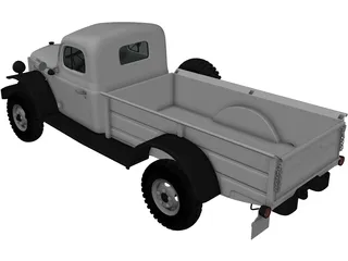 Dodge Power Wagon (1971) 3D Model preview