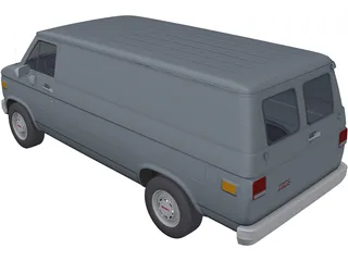 GMC Vandura (1987) 3D Model preview