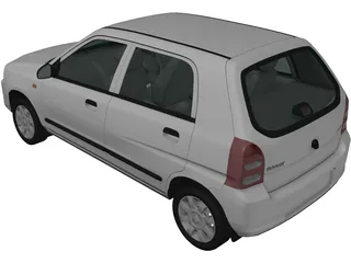 Suzuki Maruti Alto (2011) 3D Model preview