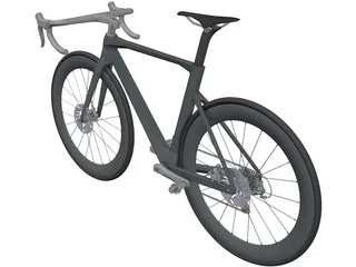 Road Bicycle 3D Model preview