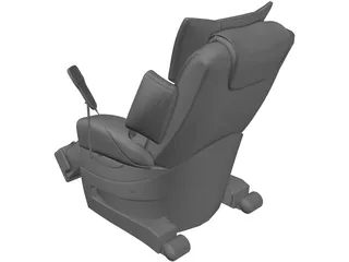 Massage Chair 3D Model preview