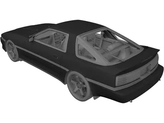 Toyota Supra (1992) 3D Model preview
