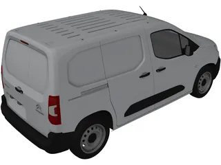 Citroen Berlingo Van SWB (2021) 3D Model preview