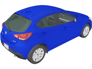 Toyota Yaris Hatchback US (2020) 3D Model preview
