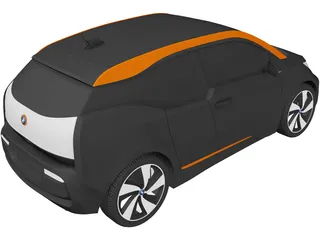 BMW i3 3D Model preview