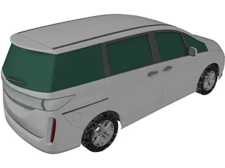 Mazda Biante (2012) 3D Model preview