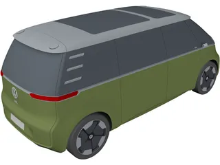 Volkswagen ID.Buzz Concept (2020) 3D Model preview