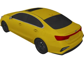 Kia Forte (2019) 3D Model preview