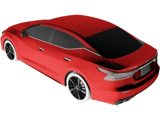 Nissan Maxima (2019) 3D Model preview