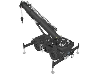 Manitiwoc GRT810 Crane 3D Model preview