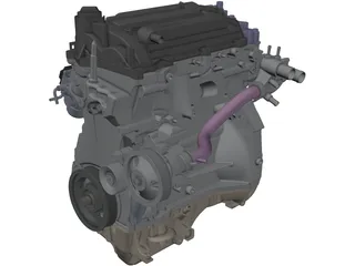 Honda Civic L15B7 Engine 3D Model preview