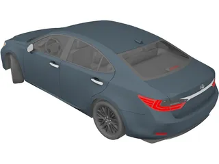 Lexus ES350 (2016) 3D Model preview