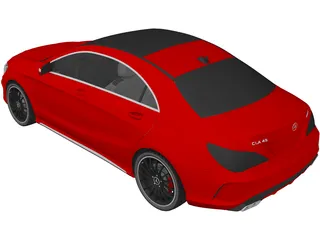 Mercedes-Benz CLA 45 AMG (2013) 3D Model preview