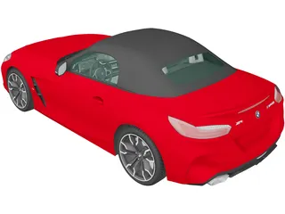 BMW Z4 Roadster M40i (2019) 3D Model preview