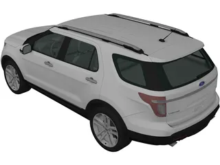 Ford Explorer (2011) 3D Model preview