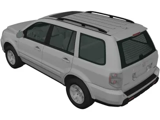 Honda Pilot EX (2006) 3D Model preview