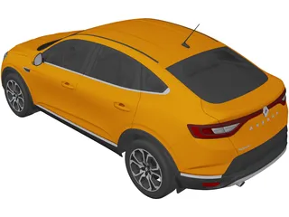 Renault Arkana (2020) 3D Model preview