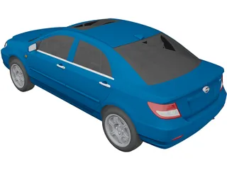 BYD F3 (2013) 3D Model preview