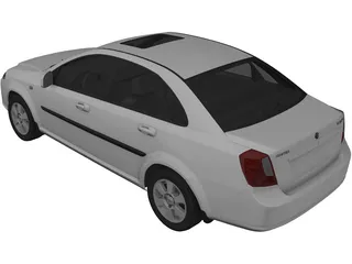 Daewoo Gentra (2016) 3D Model preview