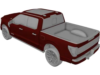 Ford F-150 Limited (2021) 3D Model preview