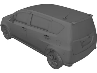 Perodua Alza (2014) 3D Model preview