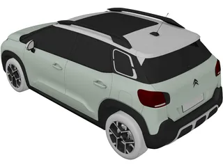 Citroen C3 Aircross (2022) 3D Model preview