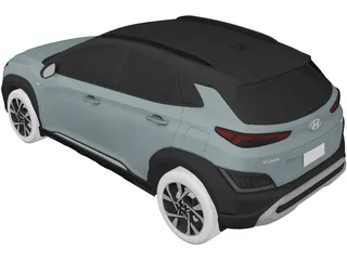 Hyundai Kona (2022) 3D Model preview