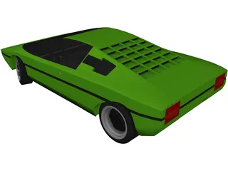 Lamborghini Bravo (1974) 3D Model preview