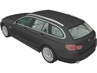 BMW 5-Series Touring [F11] (2014) 3D Model preview